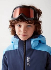 KIDS ski jacket in recycled fabric.