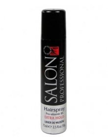 SALON PROFESSIONAL Hairspray Extra Hold 75ml - lak na vlasy do kabelky s provit. B5