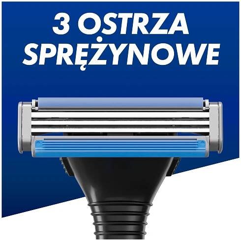 Strojek na holicí vložky Gillette Sensor3 1 ks propiska + 3 kazety Obsahuje baterie ne