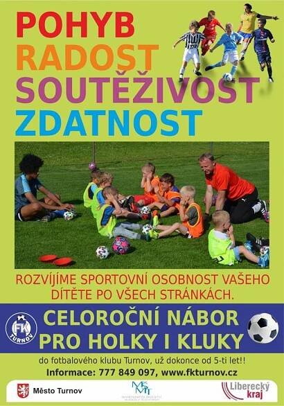 FK Turnov plakát A2 nábor (1)