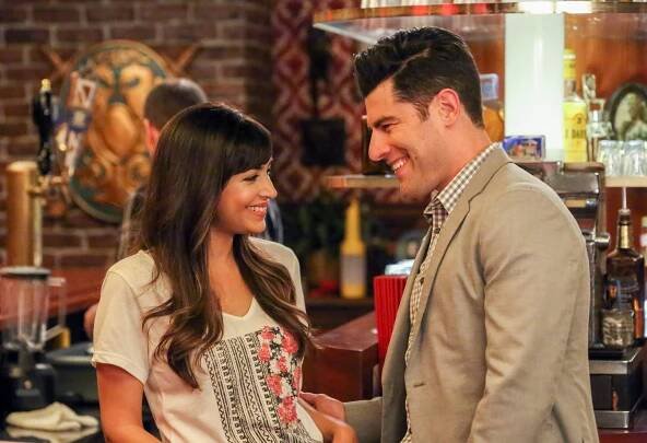 Nová holka - A co Fred? - Z filmu - Hannah Simone, Max Greenfield