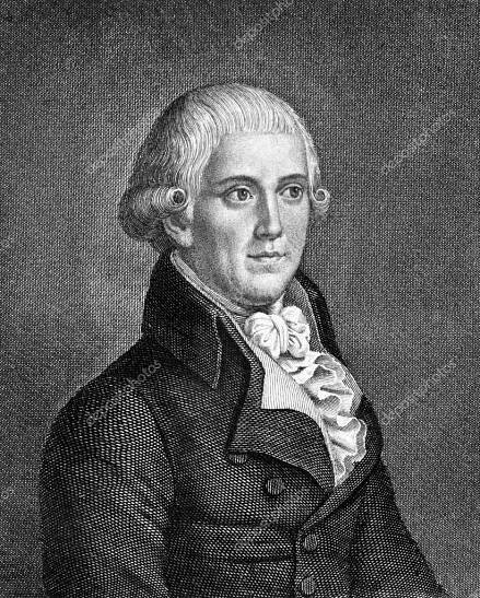 Stáhnout - Gottfried august burger (1747-1794) na rytina z roku 1859. německý básník. ryté Fleischmann a zveřejněny v meyers konversations-lexikon, Německo, 1859. — Stock obrázek