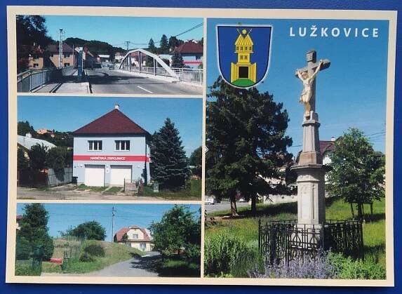 Lužkovice, Zlín  - Pohlednice místopis