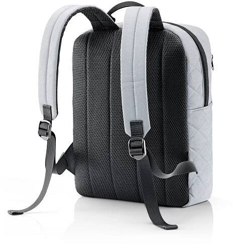 Batoh Reisenthel Classic backpack M rhombus light grey - Obrázek 3