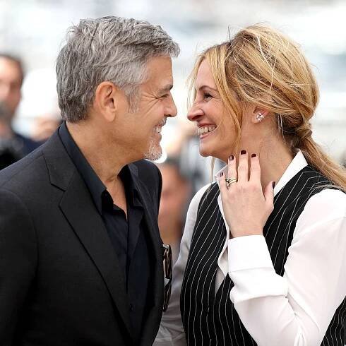 George Clooney and Julia Roberts Struggled With Onscreen Kiss