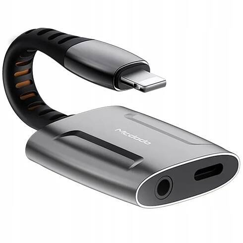 Datové redukce Adaptér pro Apple iPhone Lightning na 3,5mm jack / Lightning K89