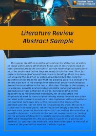 abstract literature review example