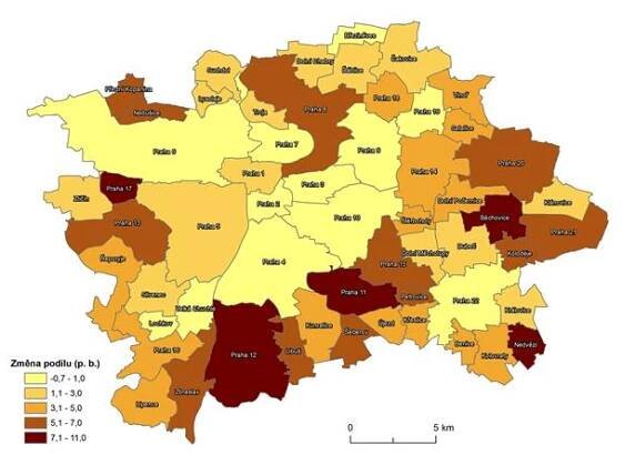 Věková struktura obyvatelstva hl. m. Prahy v letech 2009–2019: Průměrný věk Pražanů se nepatrně zvýšil na 41,9 let | Kurzy.cz