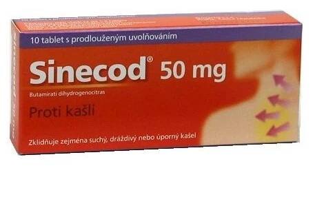 Sinecod 50 mg 10 tablet