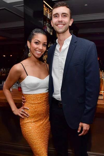 Corinne Foxx and Joe Hooten attend the LA premiere of Entertainment Studios' 
