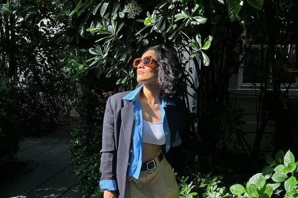 Masaba Gupta took to the streets of Turkey in the TikTok viral Miu Miu tan skirt paired with Chanel rain boots