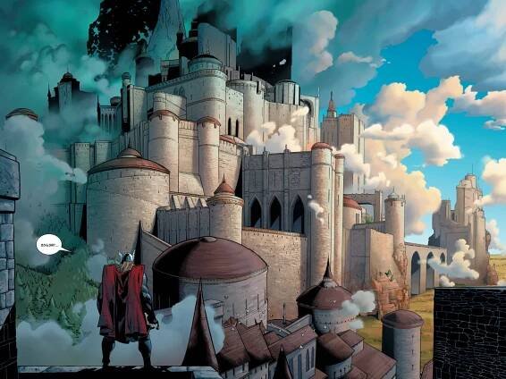 Welcome to Asgard, Home of the Gods Wallpaper