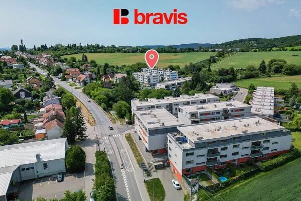Prodej bytu 2+kk, ulice Jezerůvky, Brno - Řečkovice, terasa, klidná lokalita - BRAVIS REALITY, s.r.o.
