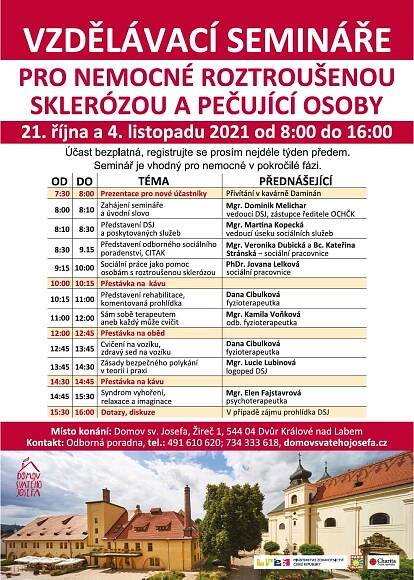 vzdělávací semináře pro nemocné RS