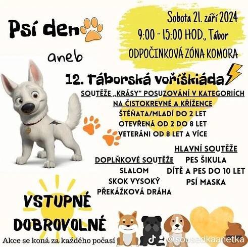 Psí den aneb 12. Táborská Voříškiáda : PESWEB