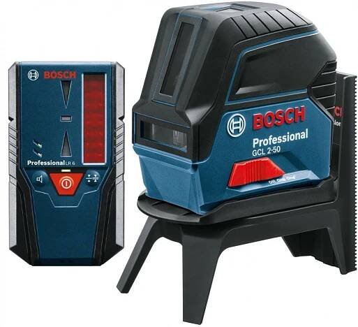 BOSCH Professiona Křížový laser samonivelační GCL 2-50 LR6 0.601.066.F01 (3 X AA)