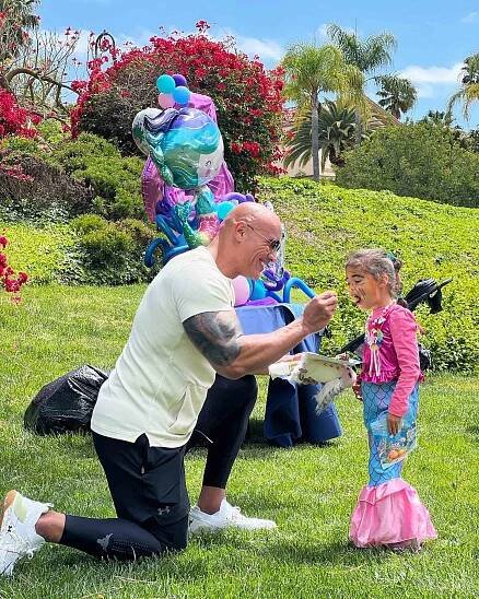 Dwayne Johnson Celebrates Daughter Tiana's 4th Birthday: 'My Greatest Joy Is Being Your Daddy'