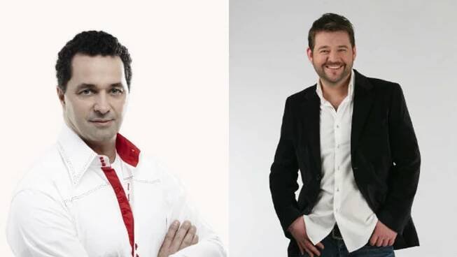 Porotci pořadu Martin Dejdar (vlevo) a Michal Hudák