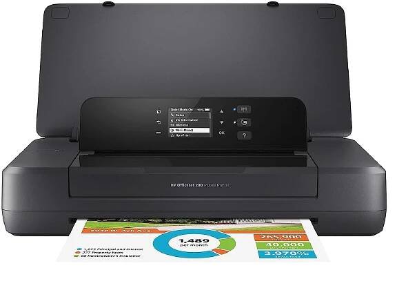 Jednoúčelová inkoustová (barevná) tiskárna HP OfficeJet 200 Mobile