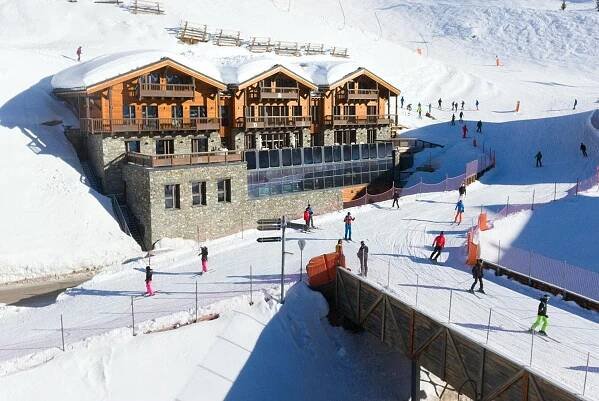 Ski-in ski-out chalety v Alpách