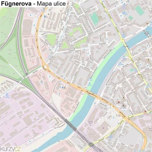 Fügnerova - mapy | Kurzy.cz