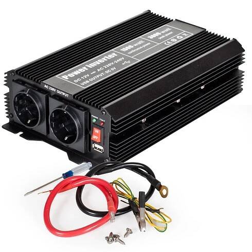 Měnič napětí Invertor 12V na 230V 1500W 3000W