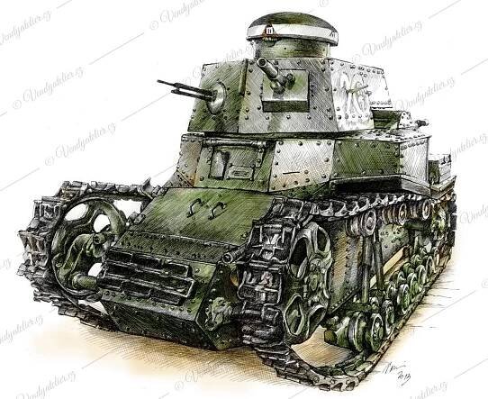 Lehký tank T-18 | VENDY atelier