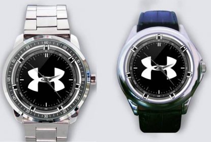Under Armour logo- hodinky nerezová ocel nebo kožený pásek - Šperky a hodinky