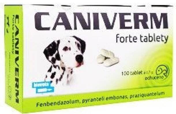 Caniverm forte tbl 100 x 0,7 g