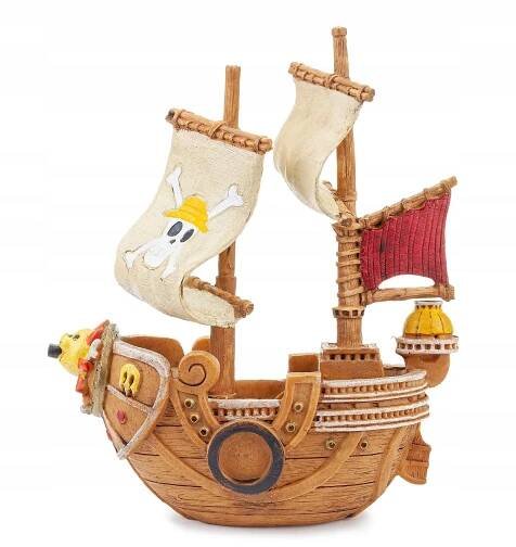 Pirátská Ozdoba Loď Do Akvária Dekorace 18CM