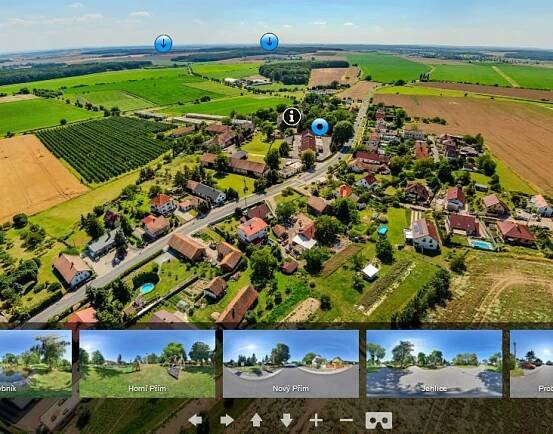 Virtuální prohlídka obce | Dolní Přím