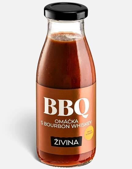 BBQ omáčka pálivá s medem s Bourbon Whiskey 270 g