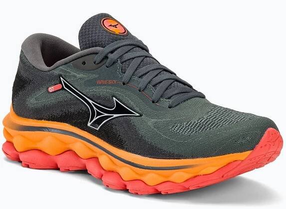Dámské běžecké boty Mizuno Wave Sky 7 turbulence/white/carrot curl