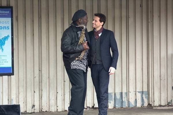 Forever - 6 A.M. - Z natáčení - Frankie Faison, Ioan Gruffudd