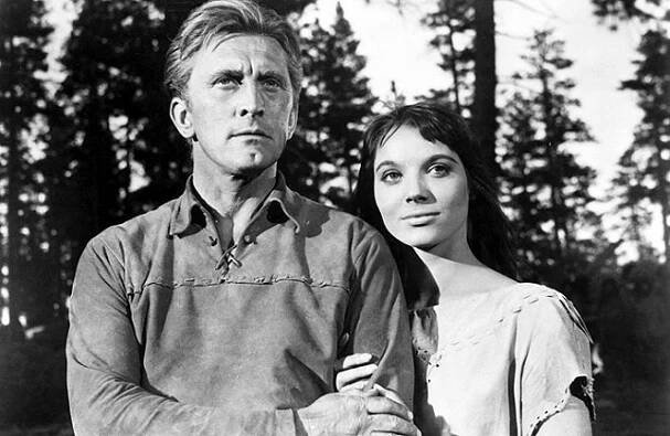 Indiánský bojovník - Z filmu - Kirk Douglas, Elsa Martinelli