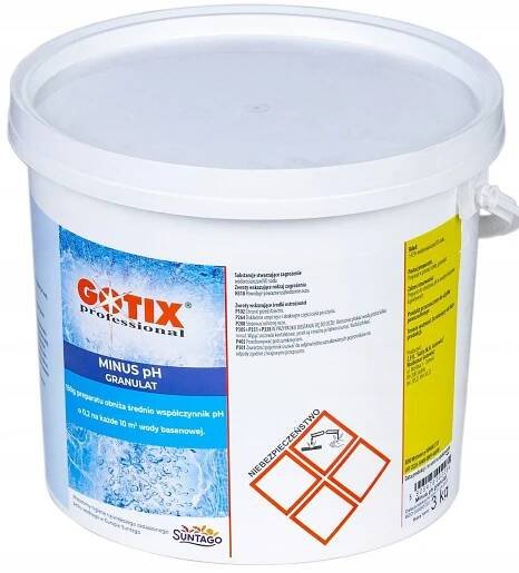 PH MINUS Granule pro snížení PH v bazénu Bazénová chemie PH Minus - 3KG EAN (GTIN) 5905478002264