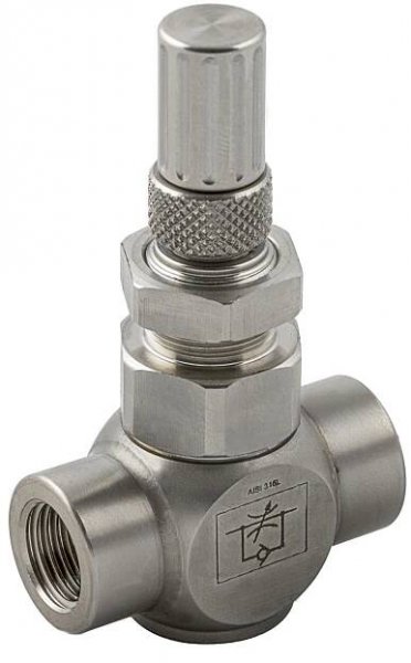 Regulátor průtoku, řada: 66085 1/4 palce samice RS PRO