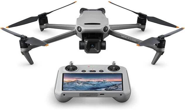 DJI Mavic 3 Classic Camera Drone (with RC Remote) - Gray for sale online