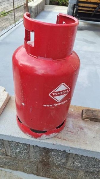 PROPANBUTANOVÁ LÁHEV 10 KG - BOMBA - TLAKOVÁ LÁHEV PB - Příbram