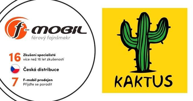 KAKTUS SIM karta s kreditem 100 Kč kredit