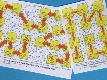 Fun Maze for Addition & Subtraction Equations Practice!  5th, 6th, and 7th Grade Math Students will LOVE this!  Replace that boring worksheet.  Perfect for practice or review before a test!  #math #teacher #mathteacher #algebra #geometry #percent #decimal #fractions #middleschool #jrhigh #conversions #review #test #quiz #6th #7th #8th #grade #activity #tpt #teacherspayteachers  #teacherlife #student #education