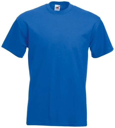 Fruit of the Loom 16.1044 Tričko pánské s krátkým rukávem Royal Blue