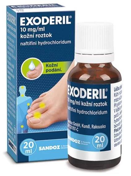 EXODERIL 10 mg/ml kožní roztok, 20 ml
