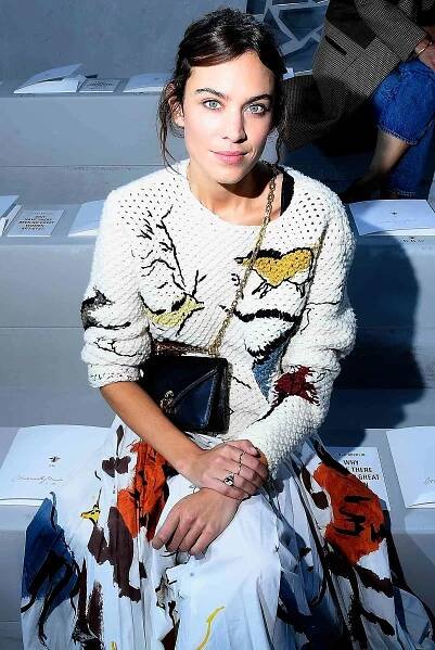 Christian Dior : Front Row - Paris Fashion Week Womenswear Spring/Summer 2018