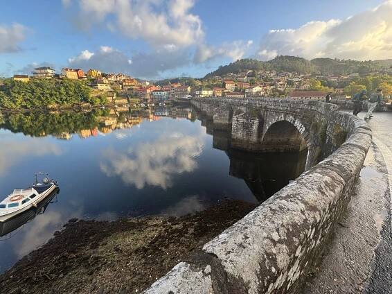 Cesta do Santiaga de Compostela. Camino Portuguese. Poslední čtyři etapy.