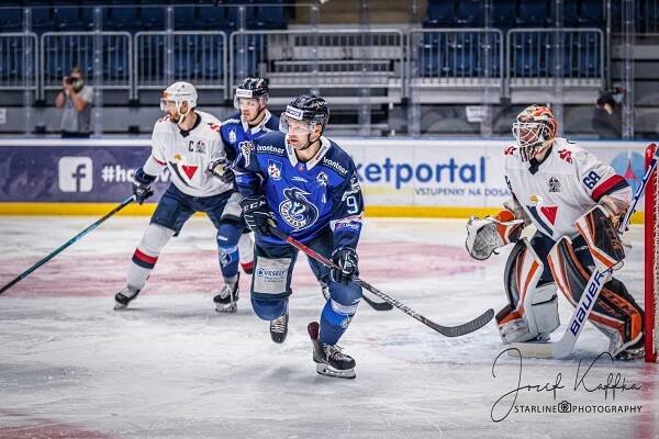 Hokejový zápas HC Slovan Bratislava - HK Poprad v rámci Tipos Extraliga