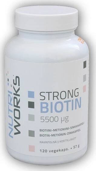 Nutriworks Strong Biotin 120 cps.