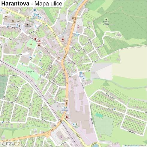 Harantova - mapy | Kurzy.cz