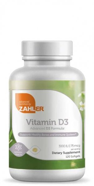 Vitamin D3 3000 IU - 120 Softgels (120 Servings)  | GNC