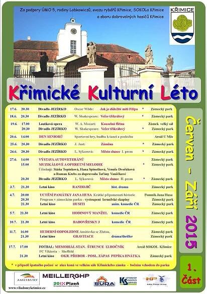 Program: Křimické kulturní léto (KKL)